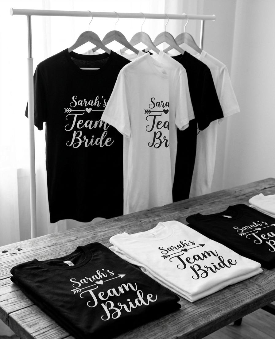 Your name, your style, your day. Personalised T Shirts